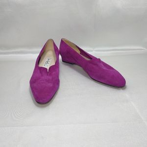 Ana Bonilla maroon flats size 7.5